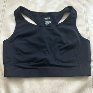 Torrid Active Black Sports Bra (Size 1)
